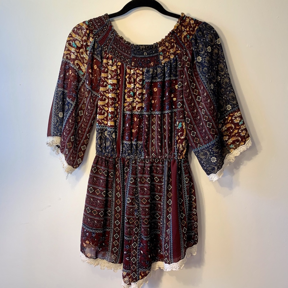 Off the Shoulder Romper (S)